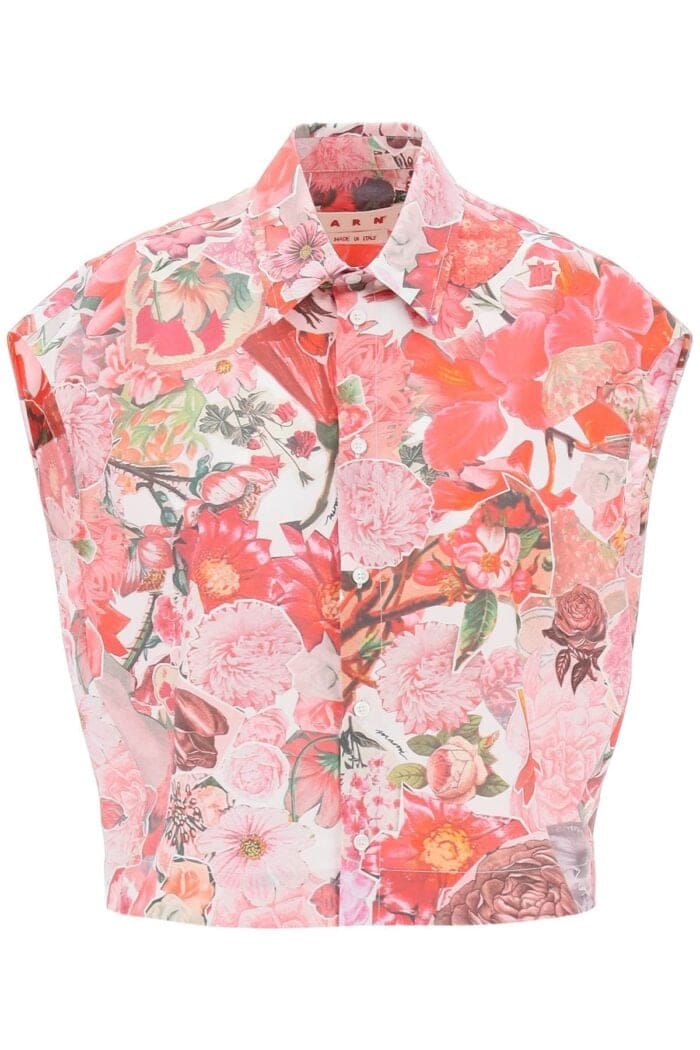 Marni Sleeveless Shirt With Floral