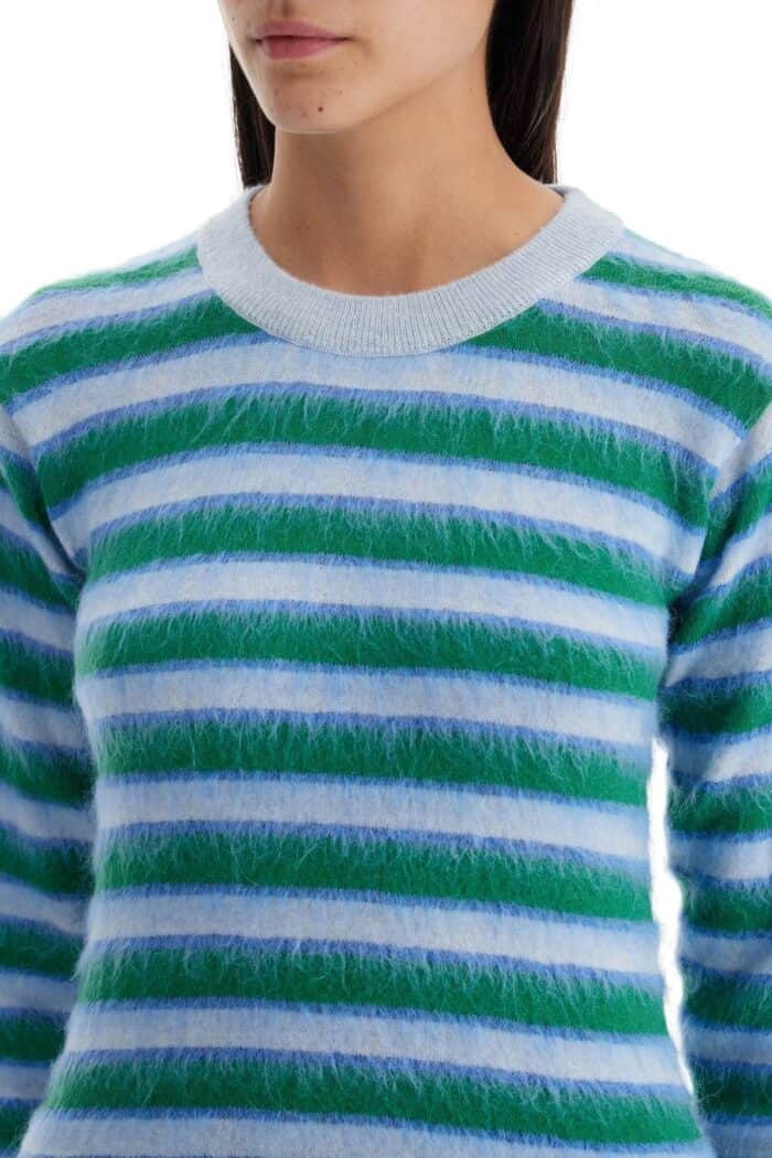 MARNI Striped Crewneck Pullover