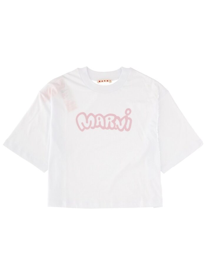 marni t shirt with logo Marni T-SHIRT WITH LOGO