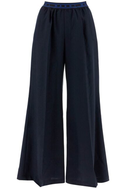 MARNI Tropical Wool Palazzo Pants For