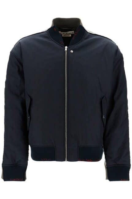 MARNI Two-tone Bomber Jacket With Stitching