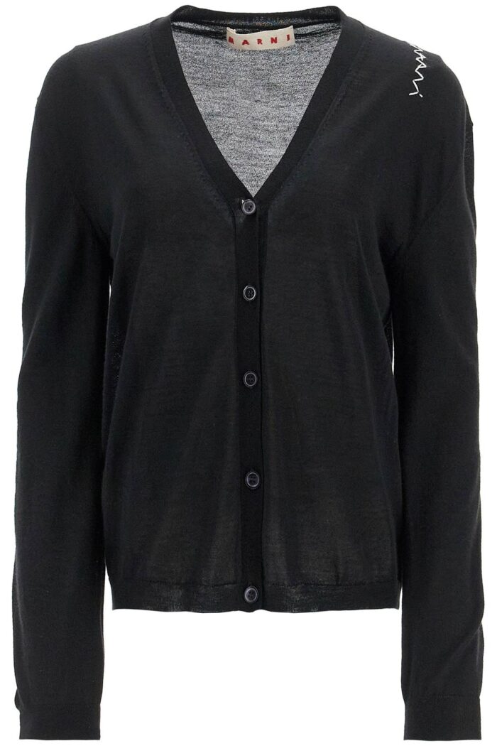 MARNI Wool And Silk Blend Cardigan