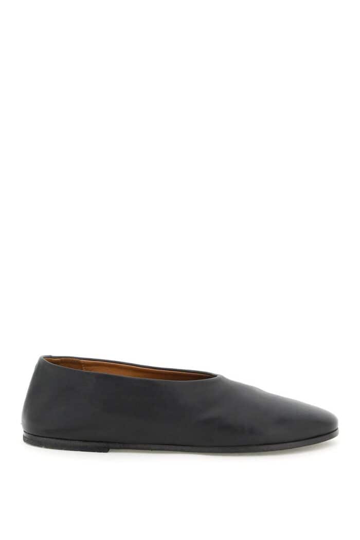 MARSLL Leather Coltellaccio Ballet Flats