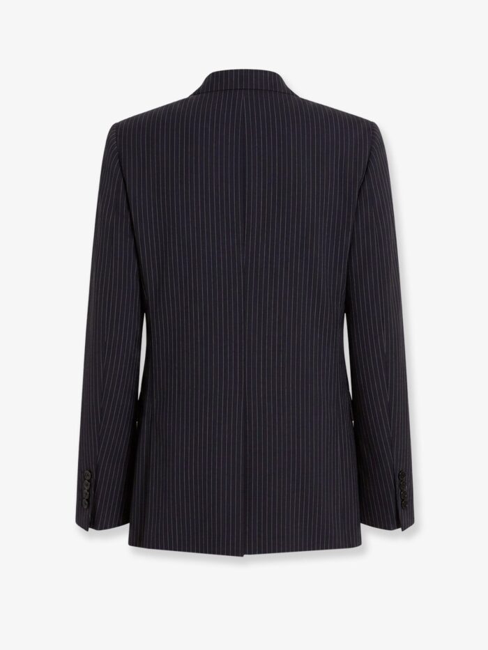 Dolce & Gabbana Martini Light Double-breasted Pinstriped Wool Blazer