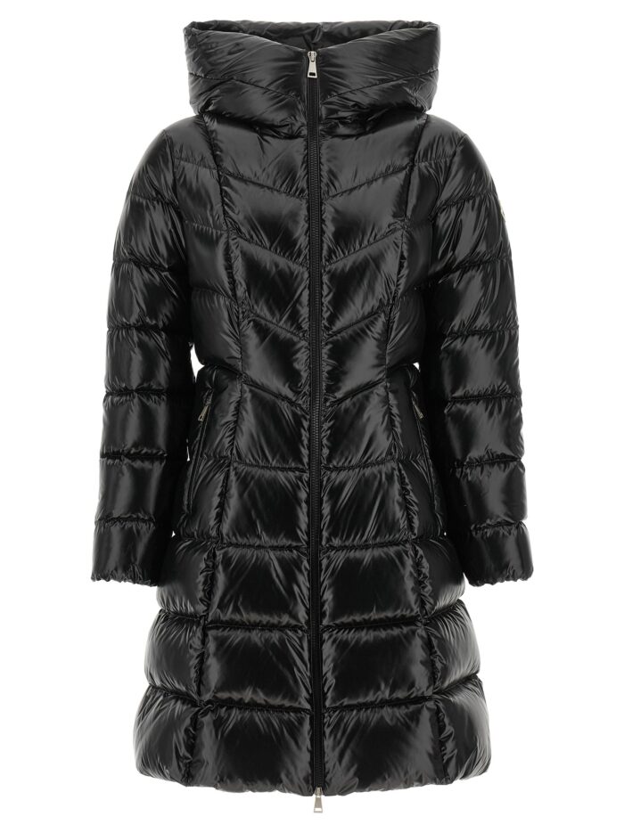 moncler 'marusse' down jacket with chevron quilting Moncler 'Marusse' Down Jacket With Chevron Quilting