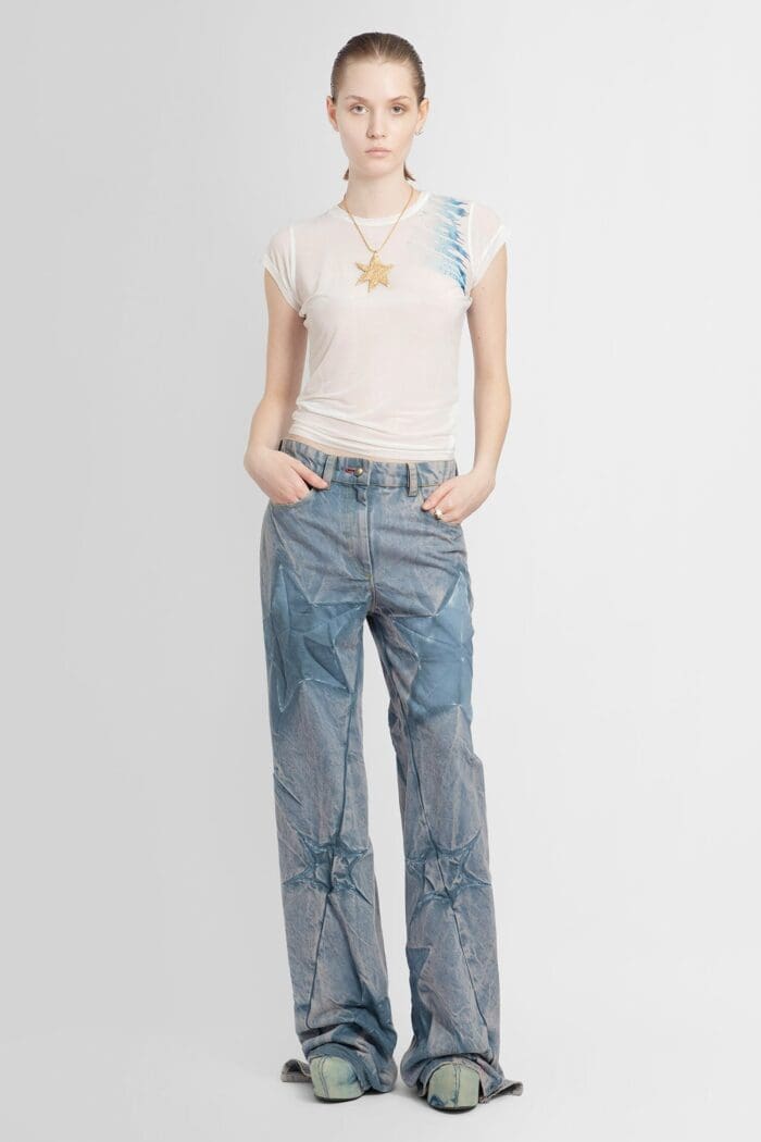 MASHA POPOVA Star Tie-dye Jeans