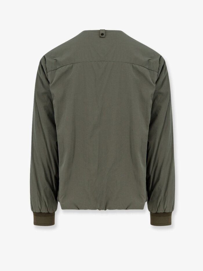 MASSIMO OSTI Nylon Jacket With Metal Logo Patch On The Front