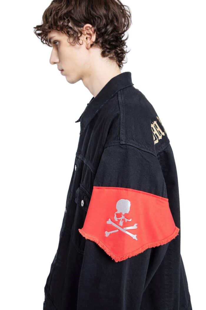 MASTERMIND WORLD Logo Denim Jacket