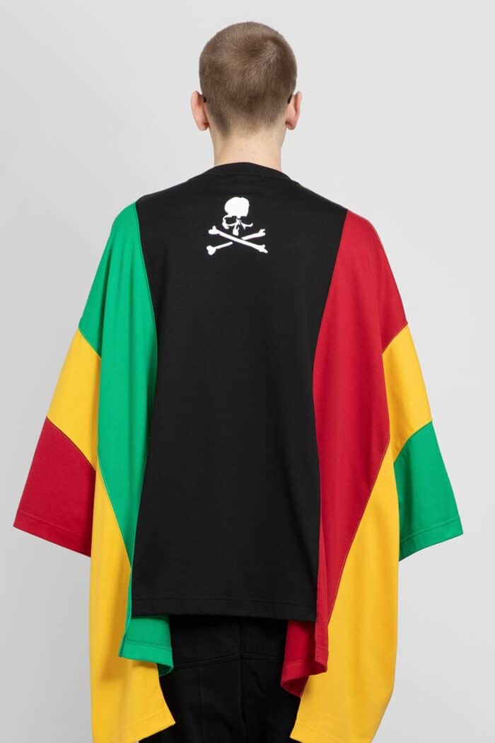 MASTERMIND WORLD Patchwork Poncho T-shirt