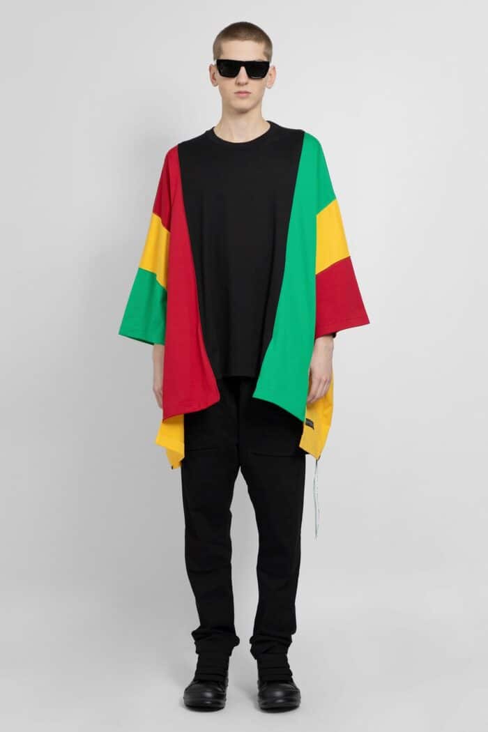 MASTERMIND WORLD Patchwork Poncho T-shirt