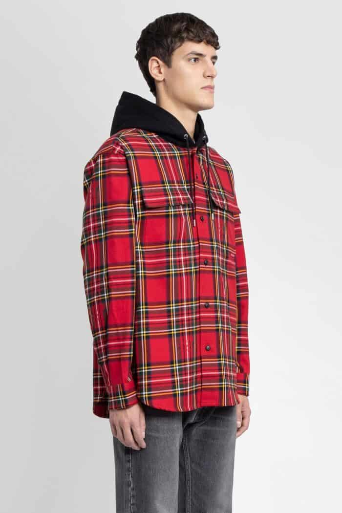 MASTERMIND WORLD Tartan Hooded Shirt