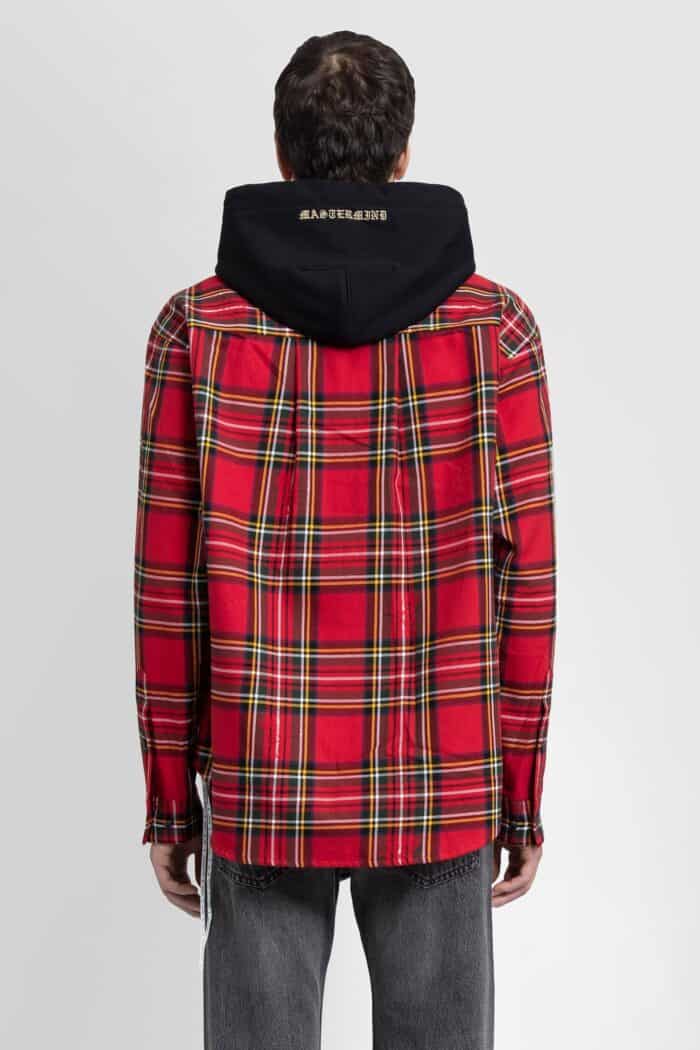 MASTERMIND WORLD Tartan Hooded Shirt