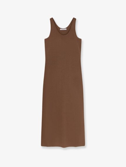 Max Mara Aceri Virgin Wool Long Dress
