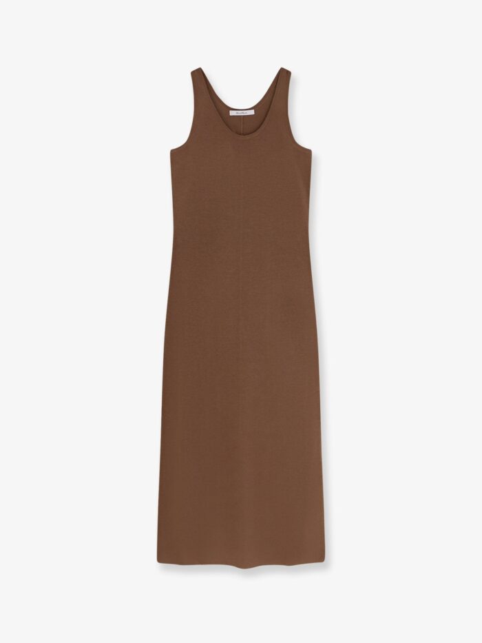 Max Mara Aceri Virgin Wool Long Dress