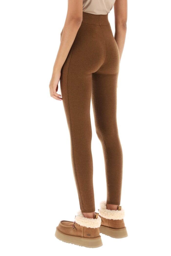 Max Mara 'alare' Wool And Cashmere Knitted Leggings