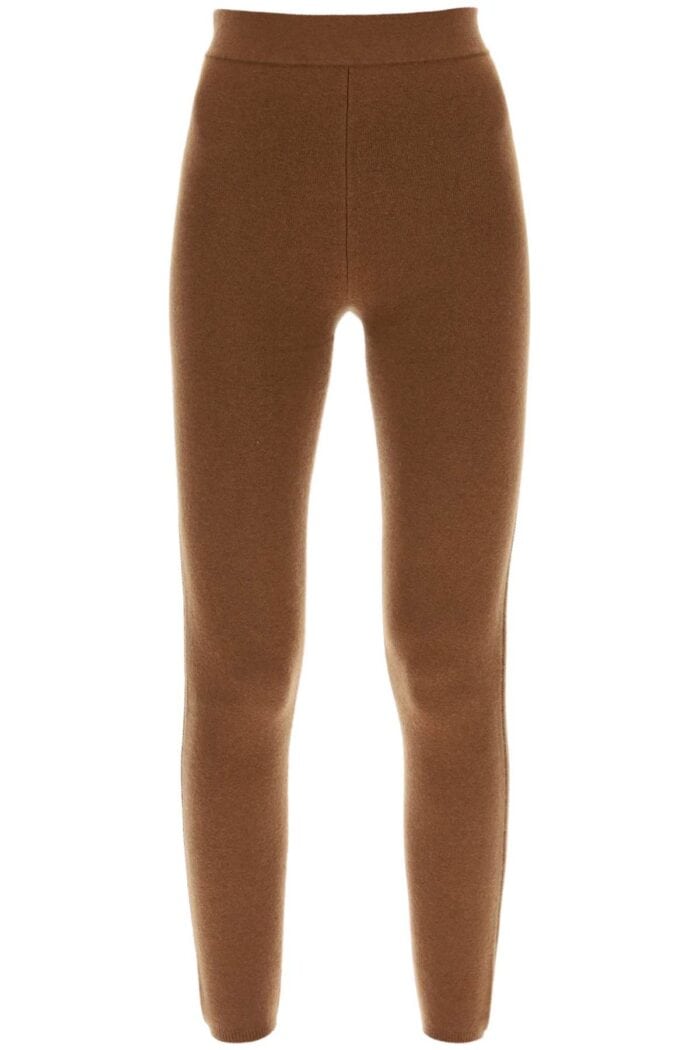 Max Mara 'alare' Wool And Cashmere Knitted Leggings