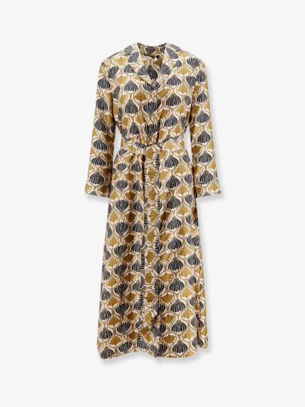 Max Mara Albert Multicolor Silk Dress