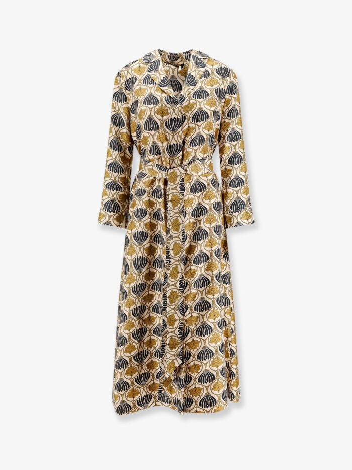 Max Mara Albert Multicolor Silk Dress
