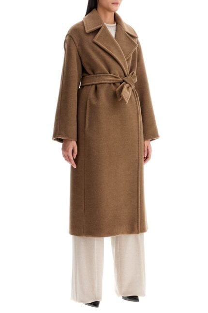 MAX MARA Alpaca, Wool And Cashmere Robe Coat