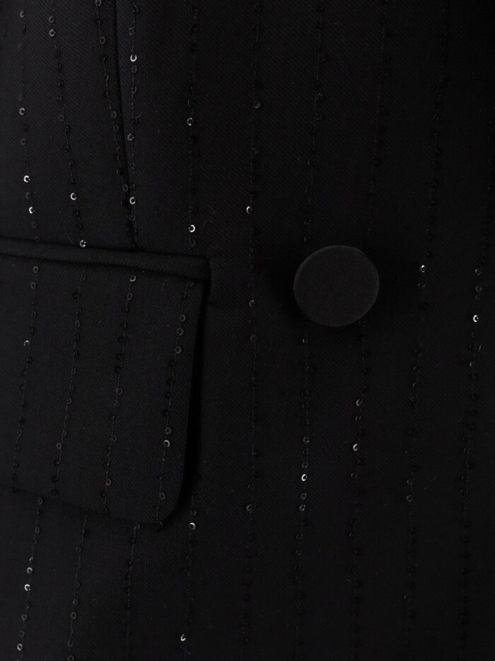 Max Mara Appia Virgin Wool Blazer With Sequins