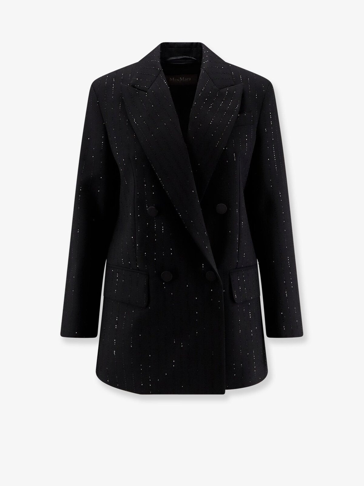 Max Mara Appia Virgin Wool Blazer With Sequins