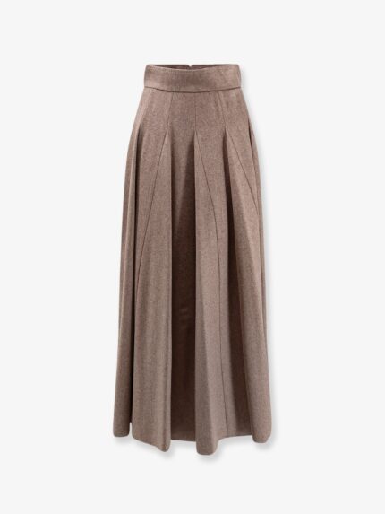 Max Mara Bellico Virgin Wool Long Skirt