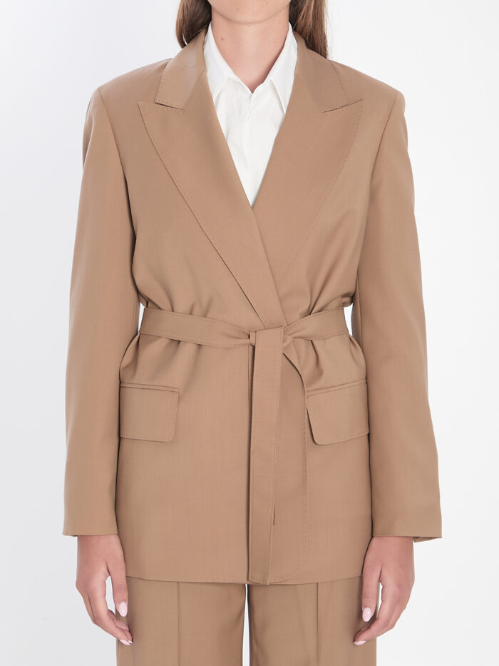 Max Mara Blazer in wool canvas