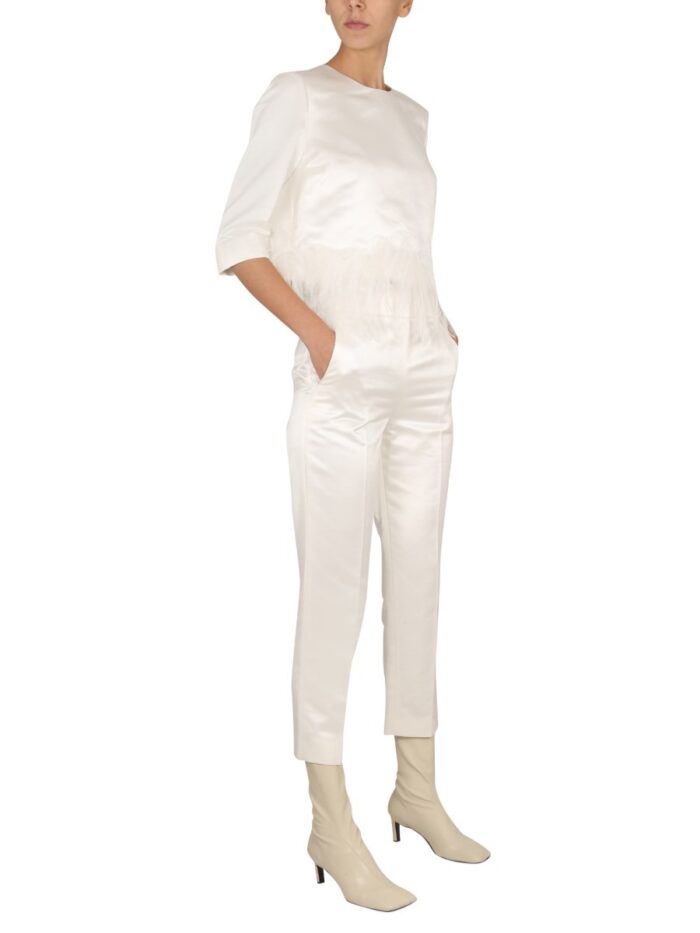 Max Mara BLOUSE WITH FEATHERS