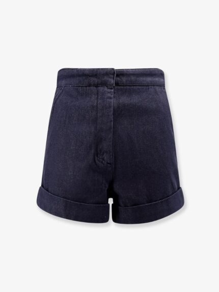 Max Mara Blue Denim Bermuda Shorts