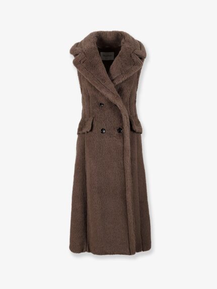 Max Mara Boario Sleeveless Alpaca Blend Coat