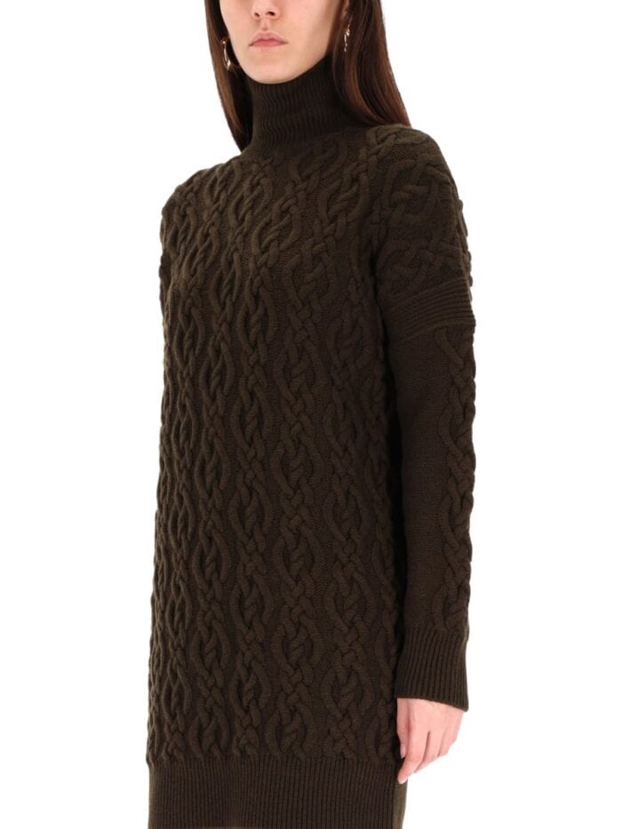 Max Mara BRAIDED WOOL DRESS