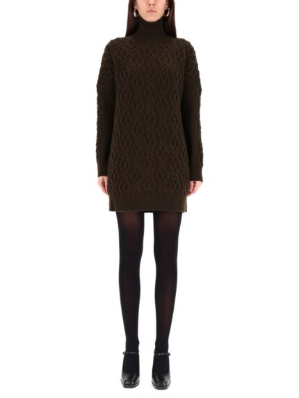 Max Mara BRAIDED WOOL DRESS
