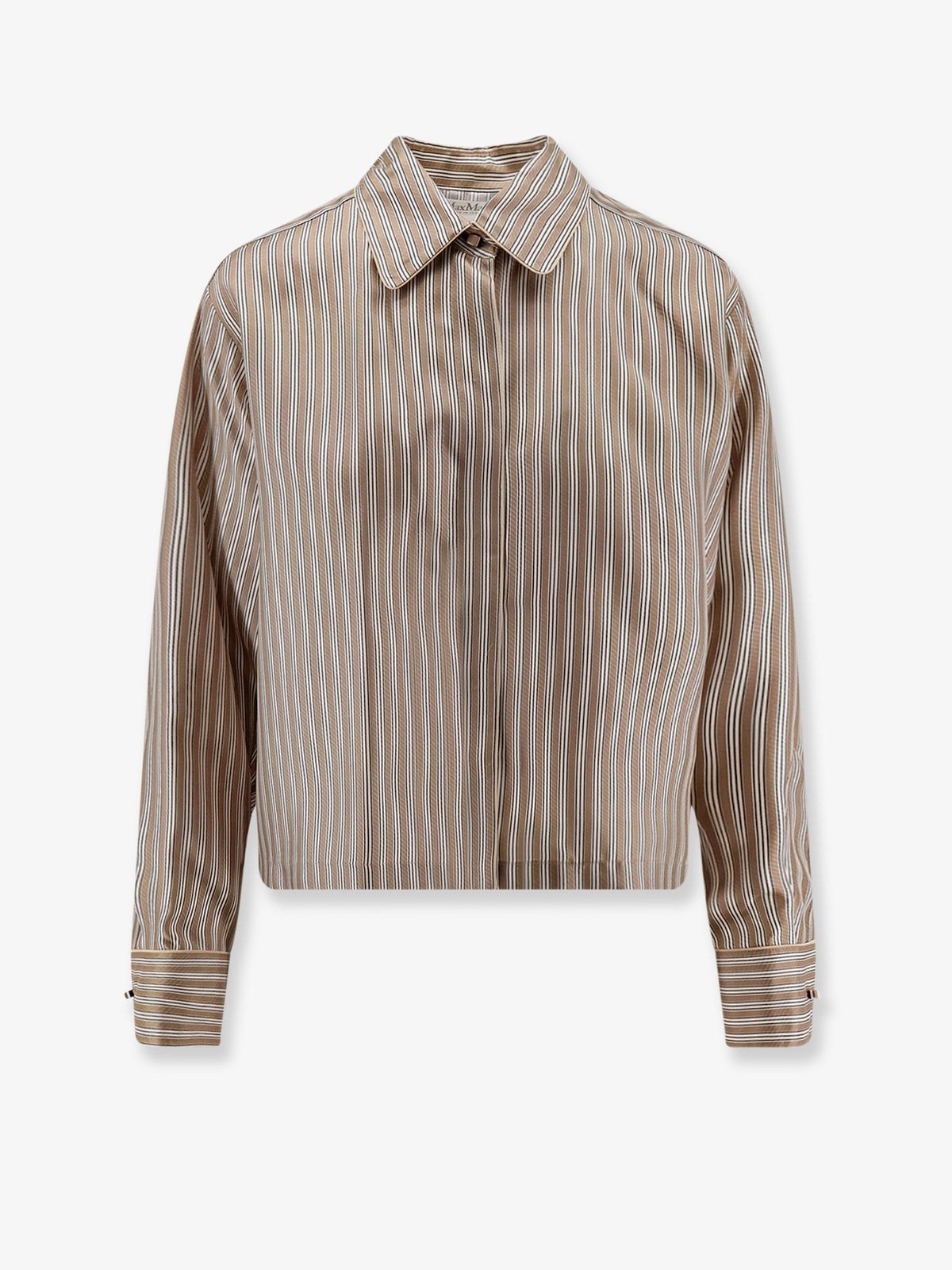 Max Mara Brama Striped Silk Shirt