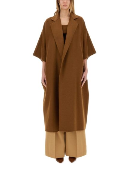 Max Mara CAMEL DRAP CAPE COAT