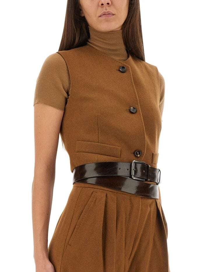 Max Mara CAMEL HAIR "EDDA" VEST