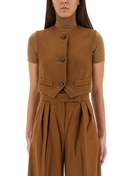 Max Mara CAMEL HAIR "EDDA" VEST