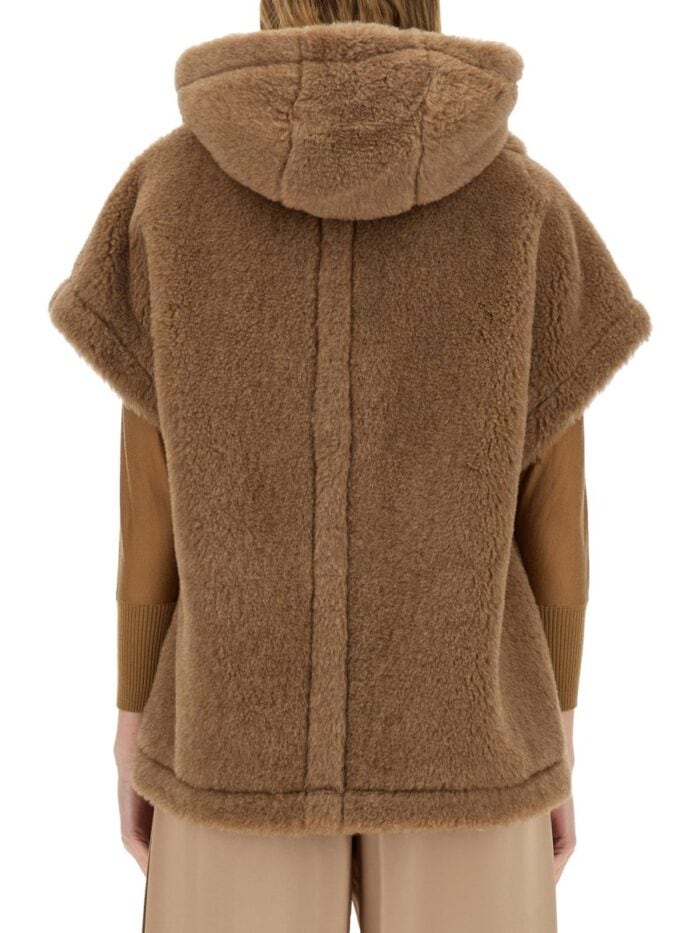 Max Mara CAPE VEST IN TEDDY