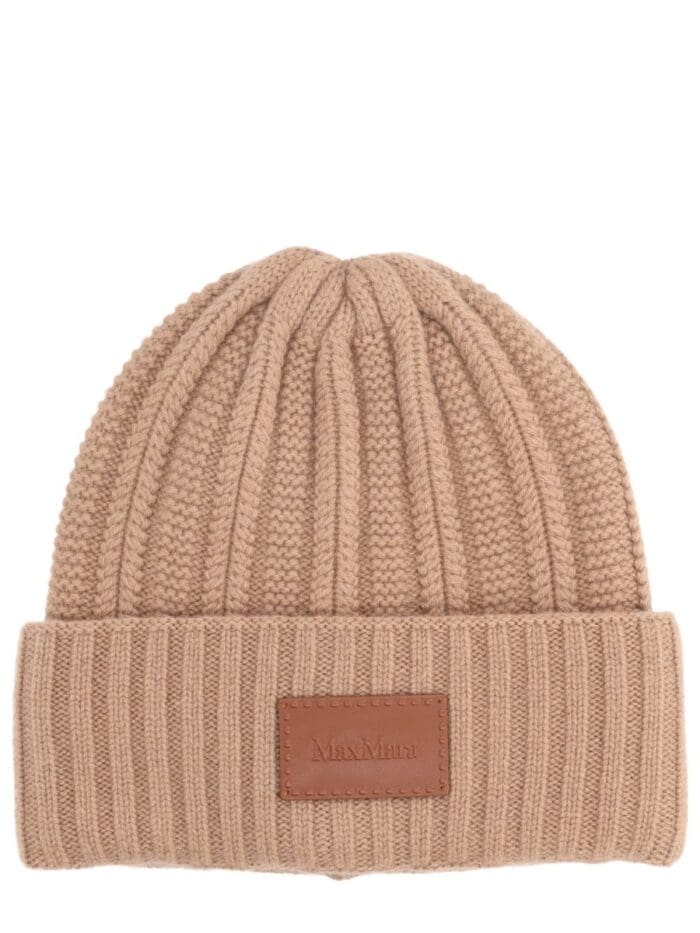 Max Mara CASHMERE CAP WITH LOGO