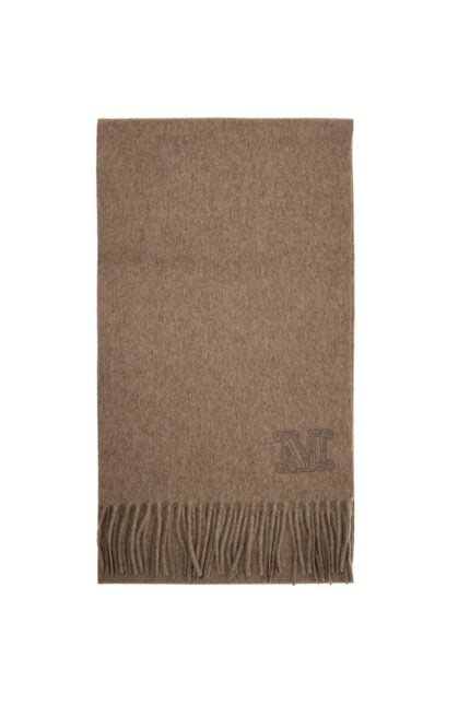 MAX MARA Cashmere Scarf With Monogram