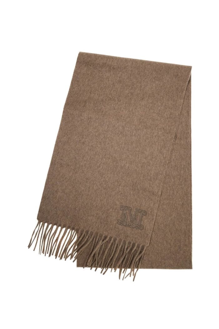 MAX MARA Cashmere Scarf With Monogram