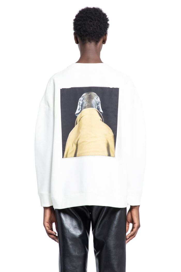 MAX MARA Cotton Sweatshirt With Wegman Print