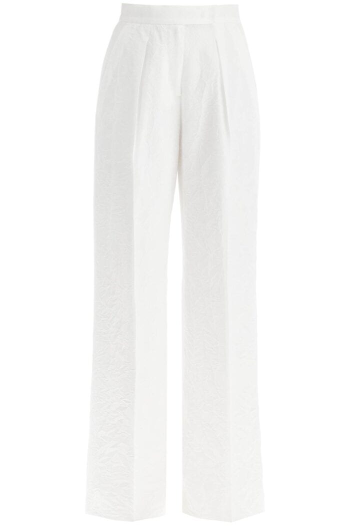 max mara cracked microfaille pants MAX MARA Cracked Microfaille Pants