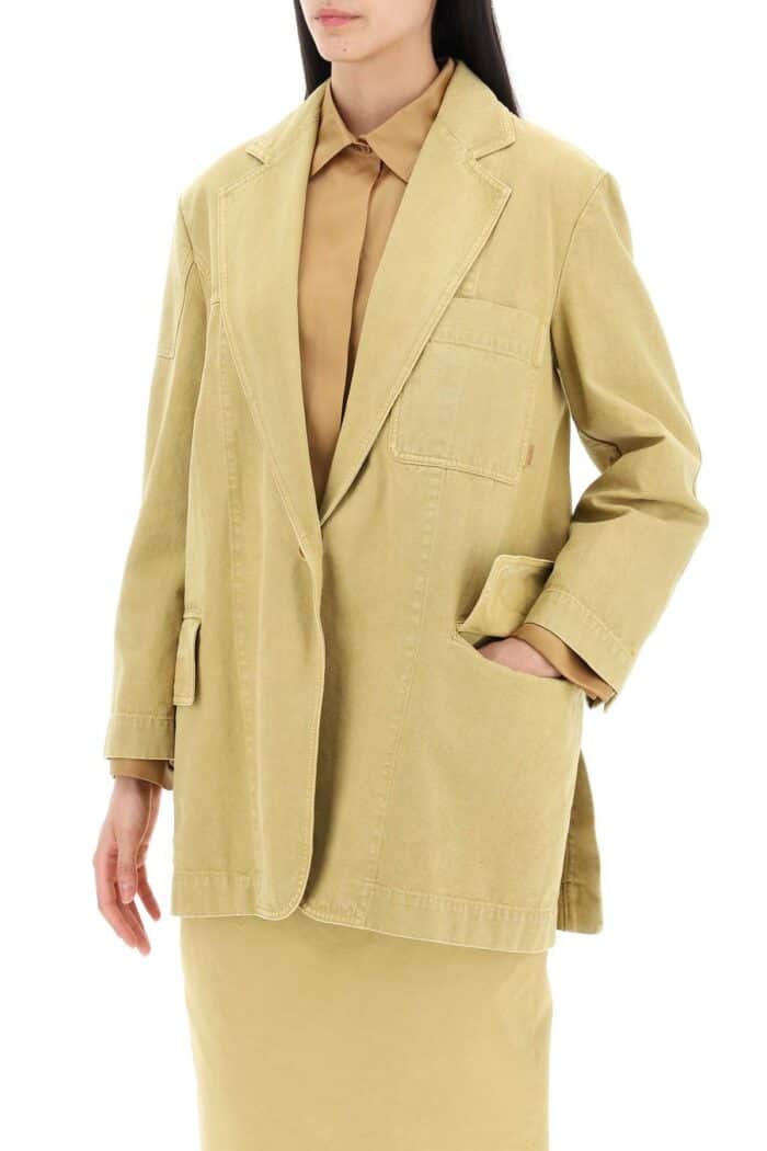 MAX MARA Dizzy Cotton Canvas Jacket