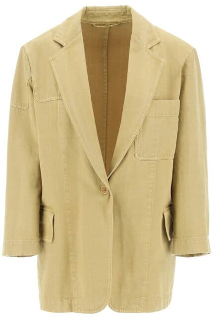 MAX MARA Dizzy Cotton Canvas Jacket