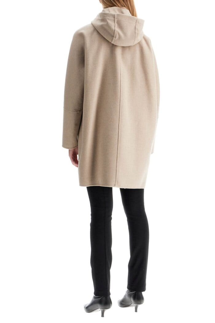 MAX MARA Double-breasted Coat With Hood