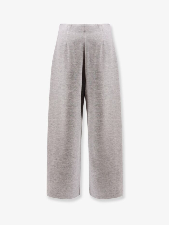 Max Mara Ebrien Wool And Cotton Trousers