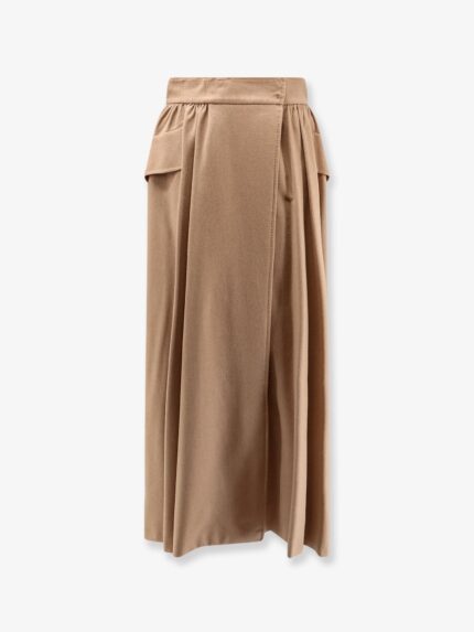 Max Mara Eufemia Camel Long Skirt