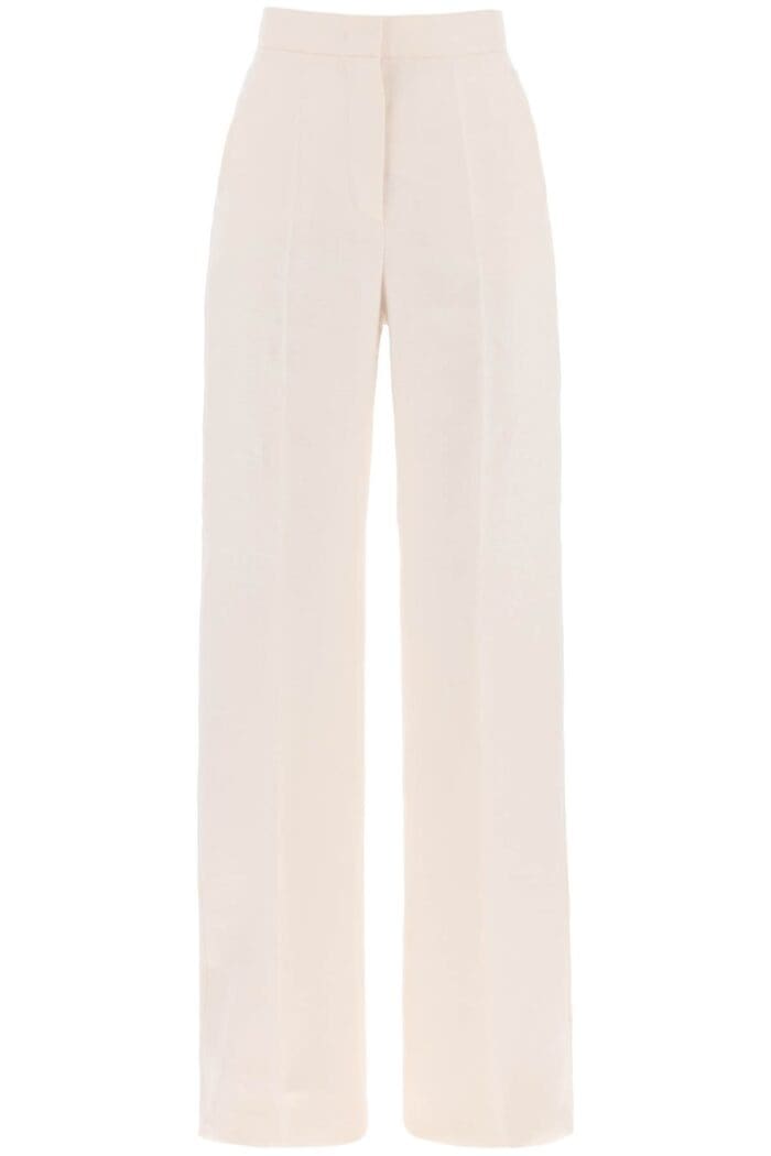 MAX MARA 'hangar' Wide Leg Linen Pants