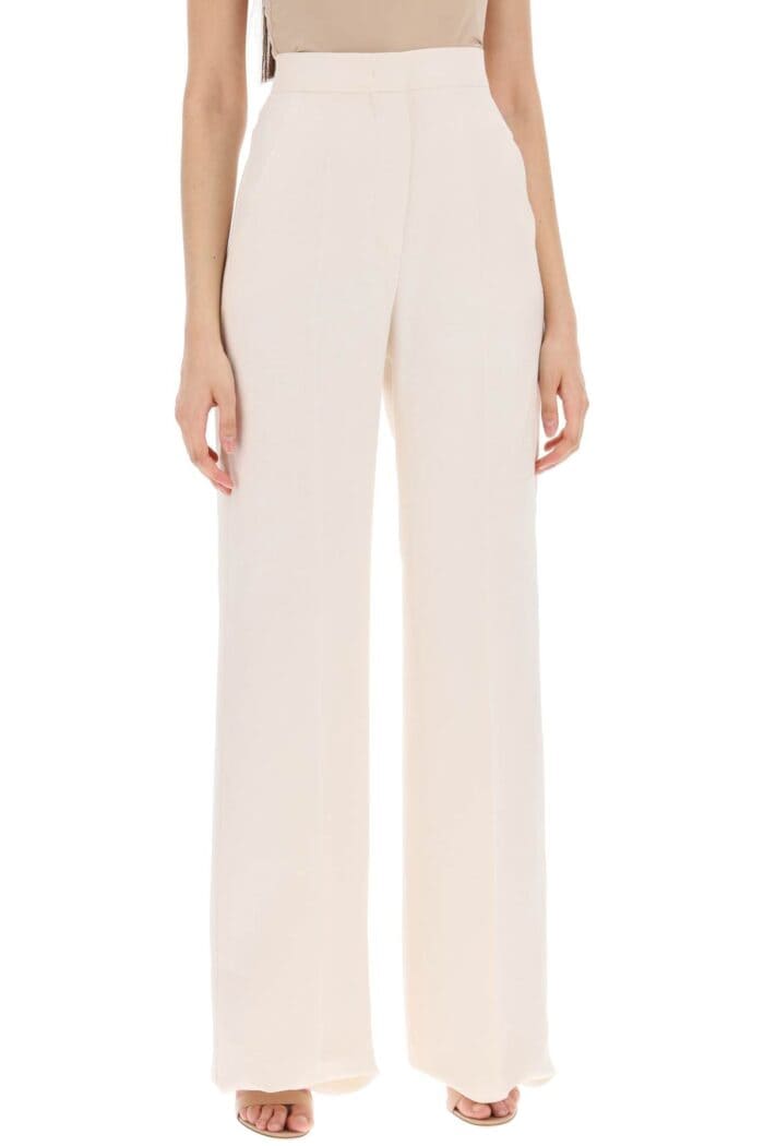 MAX MARA 'hangar' Wide Leg Linen Pants