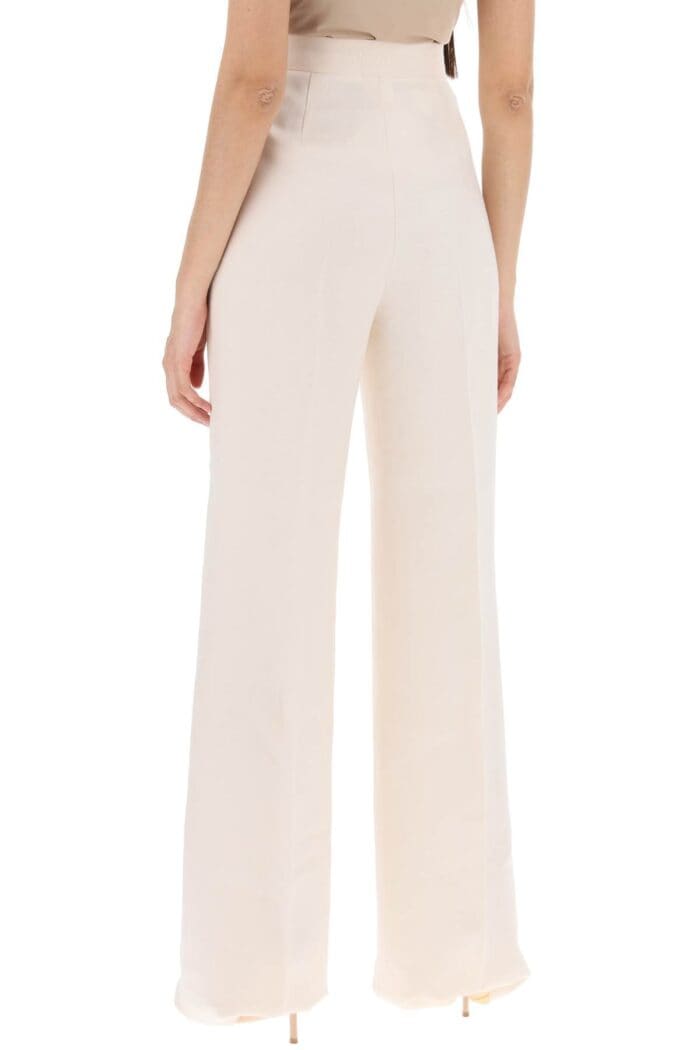 MAX MARA 'hangar' Wide Leg Linen Pants